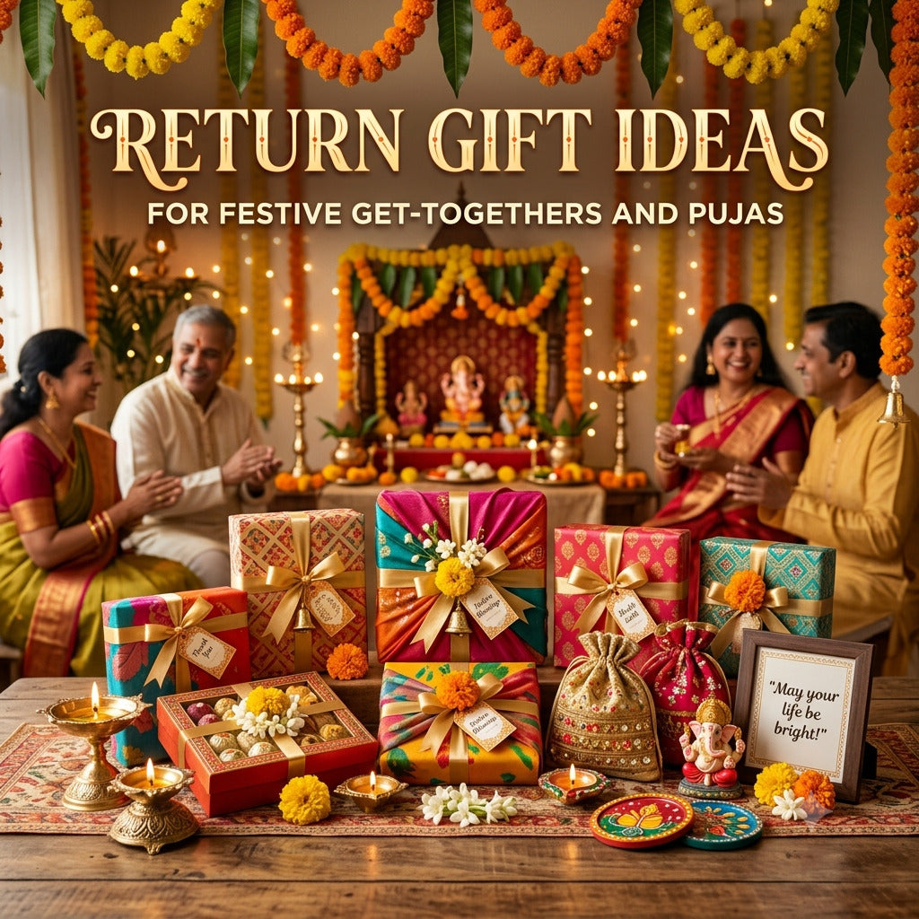 Return Gift Ideas for Festive Get-Togethers and Pujas