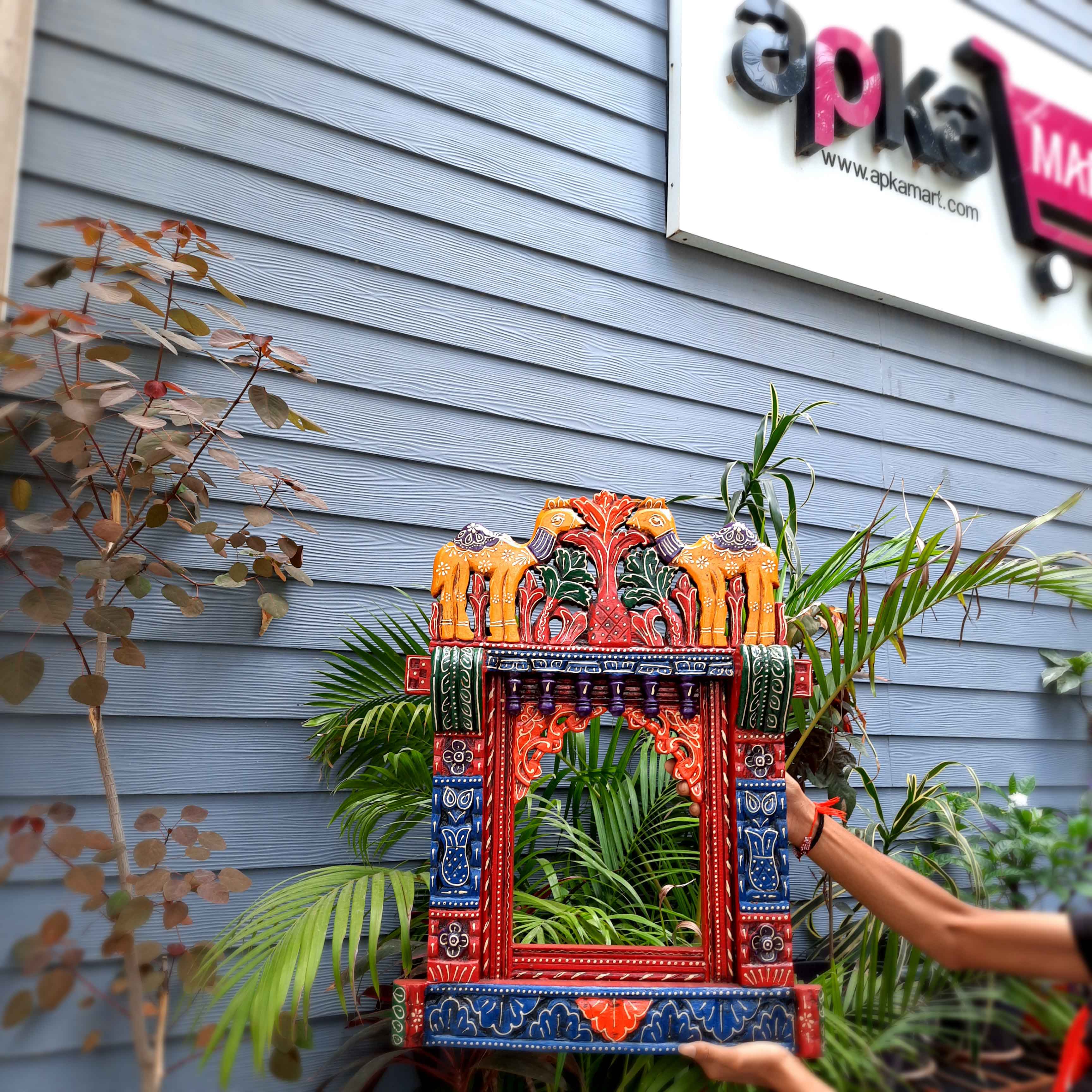 Camel Design Jharokha Wall hanging | Wall Decor - For Home Decor & Gifts - 27 Inch - Apkamart