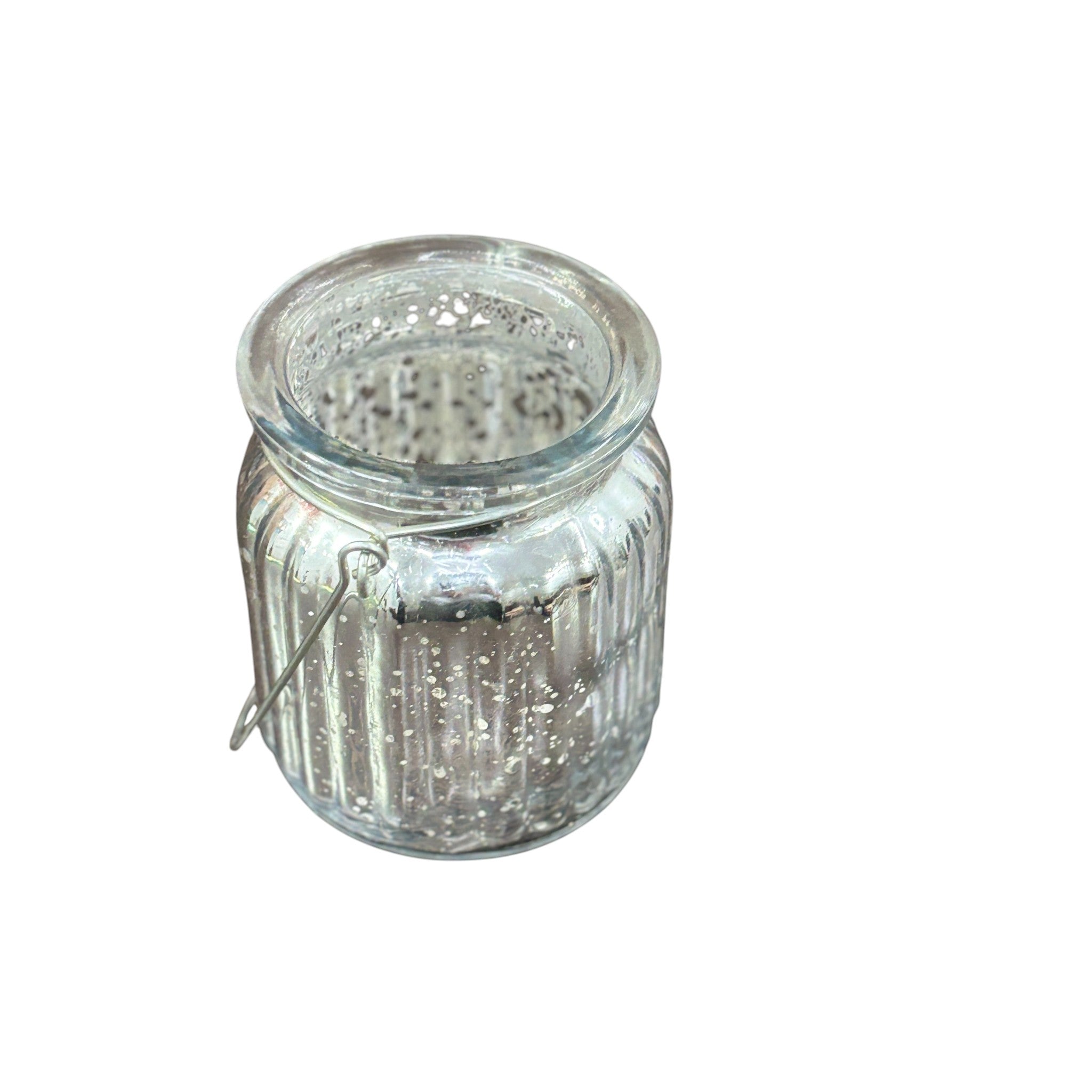 Handcrafted Glass Tealight Candle Holder for Table Decor & Gifts | Diwali, Festive Decoration - 8 Inch - Apkamart