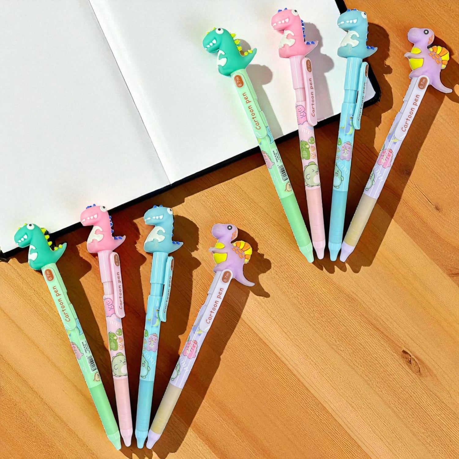 Cartoon Design pen - for Kids | Stylish Pen for Kids, School Stationary Set, Gift & Return Gifts -Pack of 2 - Apkamart #Style_Pack Of 8