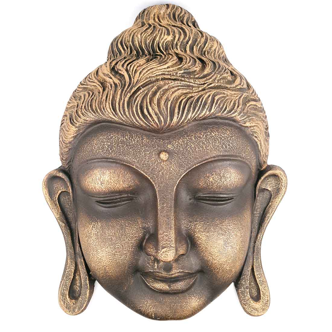 Buddha Face Wall Hanging | Big Buddha Wall decor - For Living Room, Home Decor & Gifts - 27 Inch