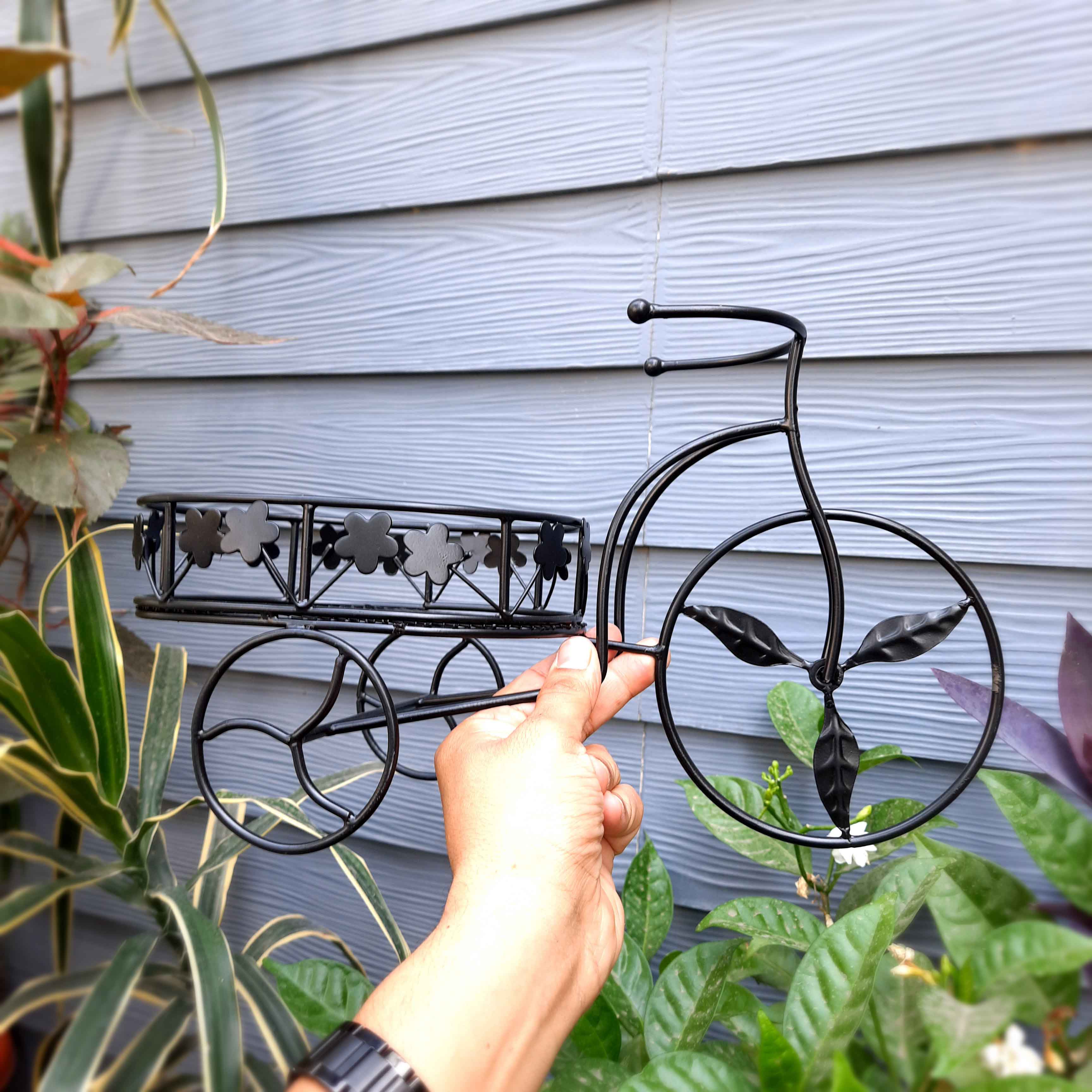 Fruit Basket | Multipurpose Basket - Rickshaw Design - For Fruits, Vegetables, Kitchen & Dining Table Decor - 15 Inch - Apkamart#Style_Pack of 1