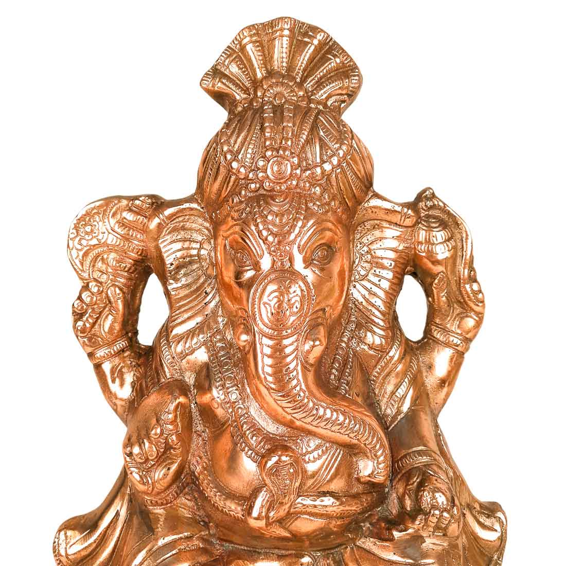 Ganesh Statue | Ganesha Murti - for Home Décor, Puja, Good Luck & Gifts -15 Inch- Apkamart