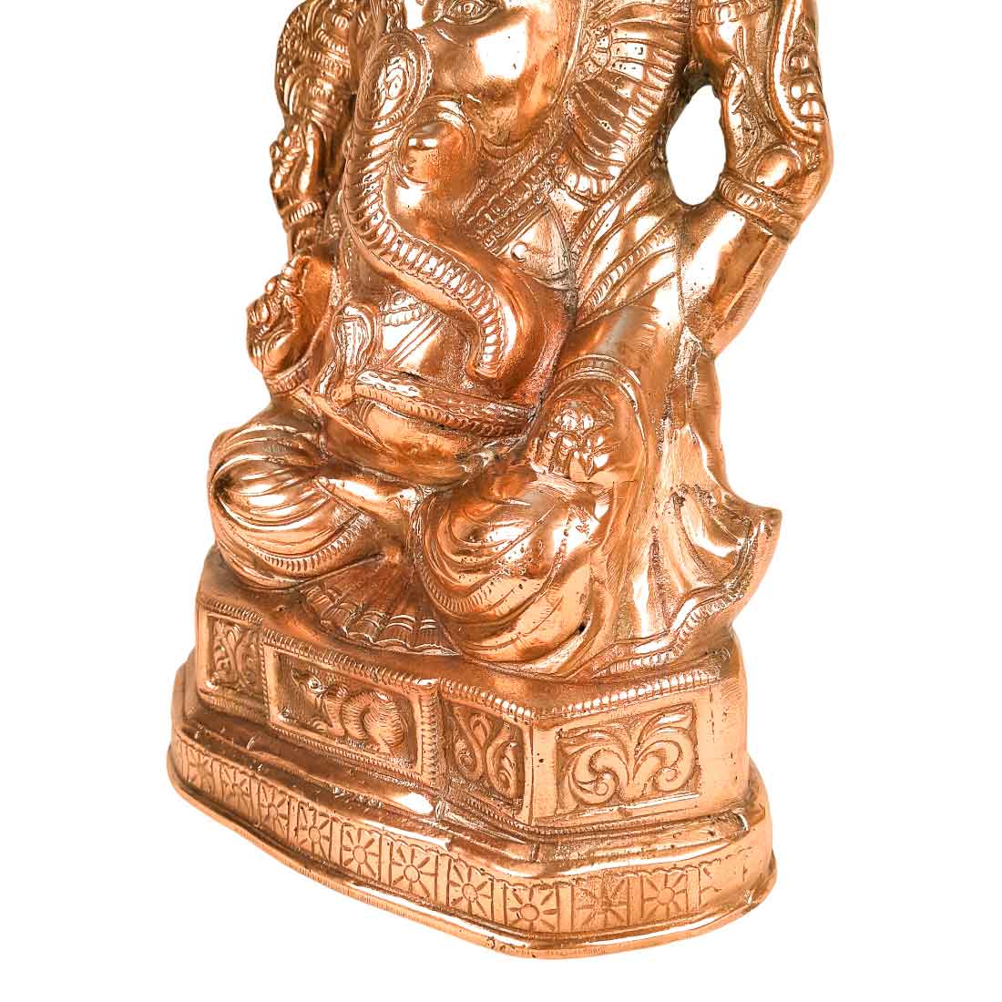 Ganesh Statue | Ganesha Murti - for Home Décor, Puja, Good Luck & Gifts -15 Inch- Apkamart