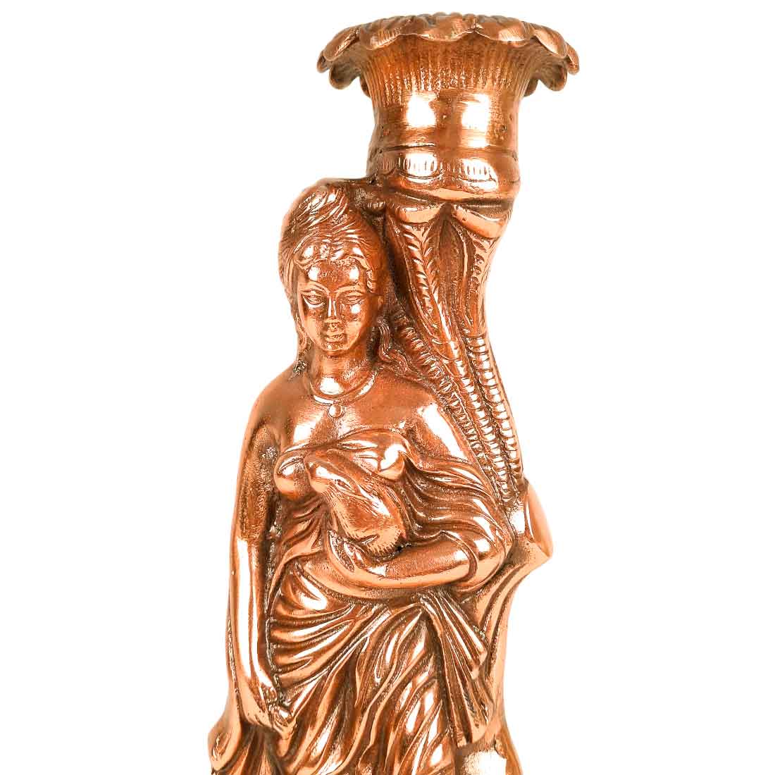 Flower Vase | Metal vase - Flower Vase for Living Room -15 Inch -Apkamart