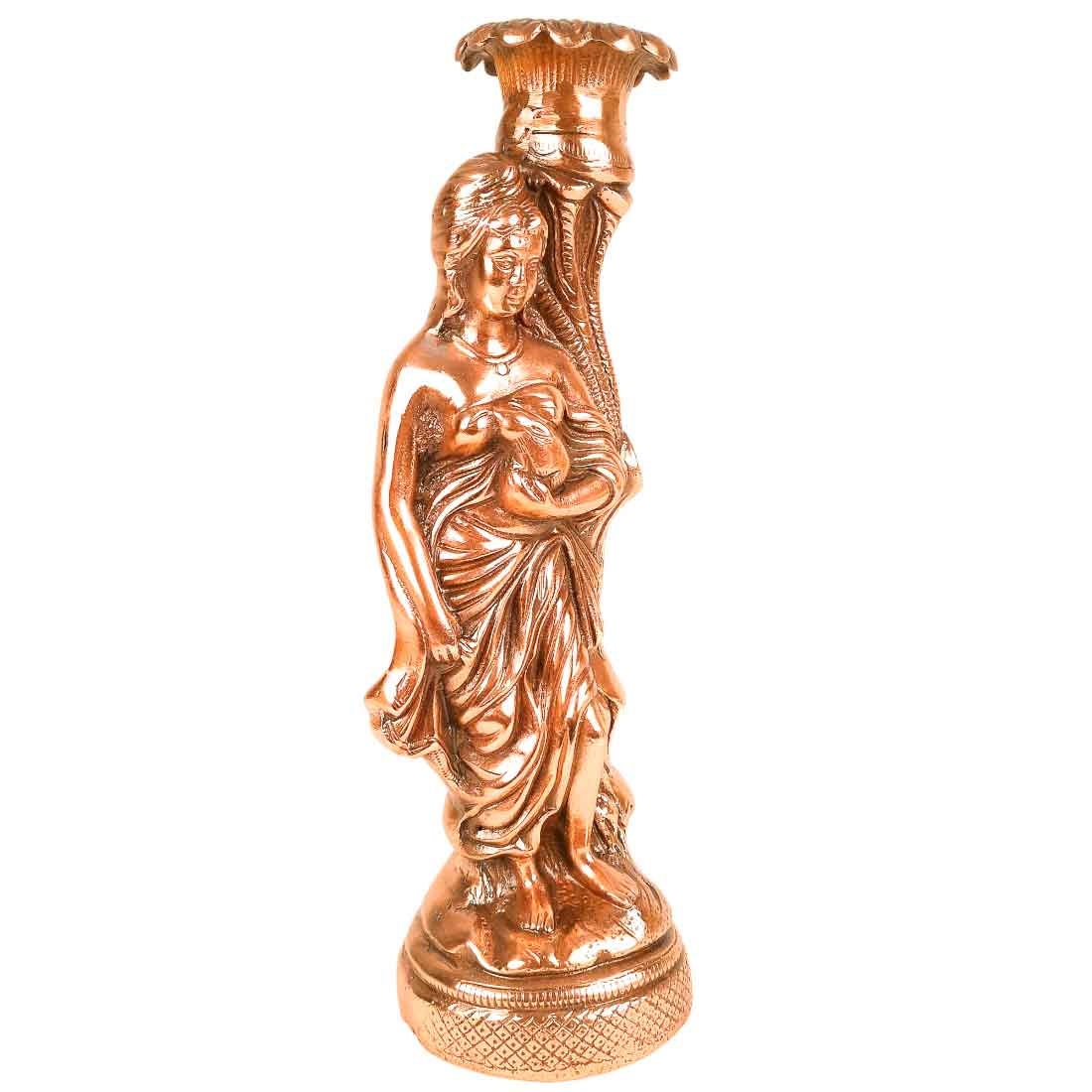 Flower Vase | Metal vase - Flower Vase for Living Room -15 Inch -Apkamart