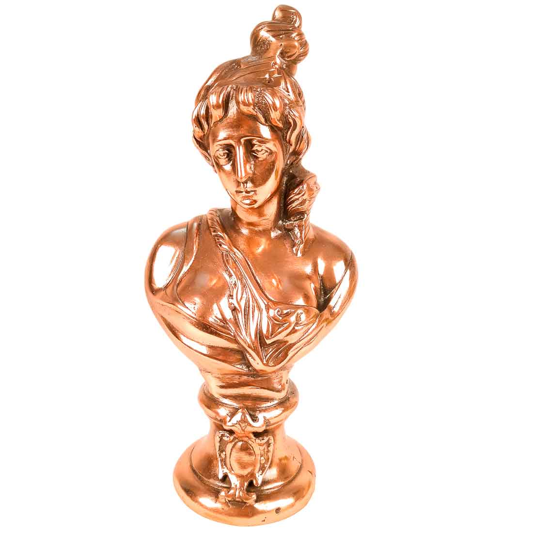 Lady Bust Showpiece | Female Figurines - for Home Decor, Table Decoration & Gifts - 15 Inch - Apkamart