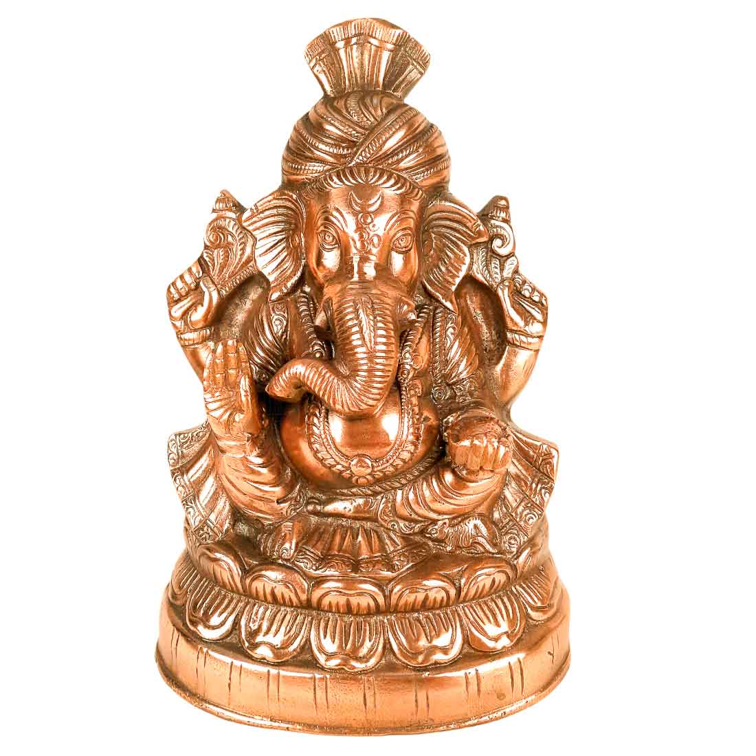 Pagdi Ganesh Statue 14 Inch - Apkamart