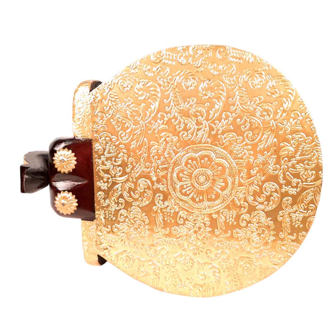 Elephant Showpiece - Small Stool - For Home Decor & Gifts - 8 Inch- Apkamart