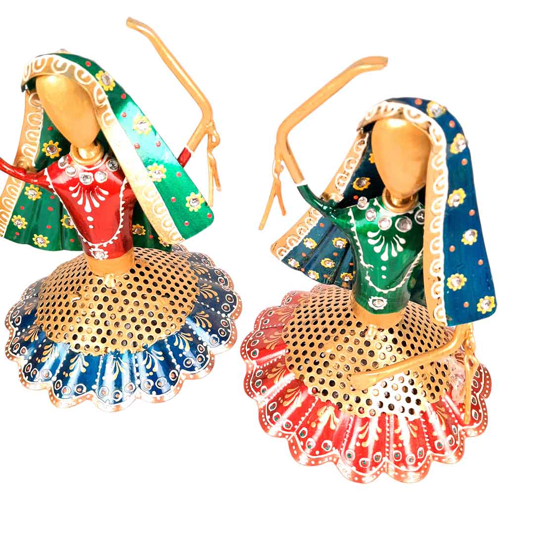 Dancing Ladies - Female Figurines - for Side Table Decoration  - 8 Inch - Set of 3 - Apkamart