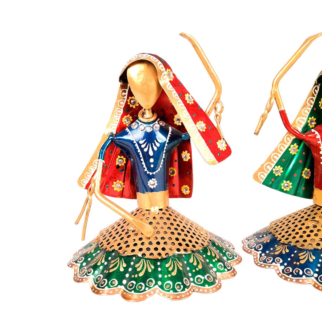 Dancing Ladies - Female Figurines - for Side Table Decoration  - 8 Inch - Set of 3 - Apkamart