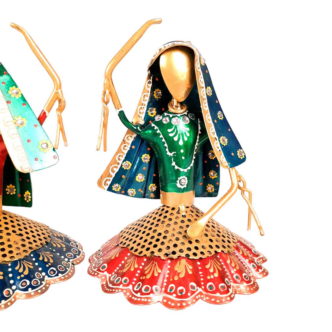 Dancing Ladies - Female Figurines - for Side Table Decoration  - 8 Inch - Set of 3 - Apkamart