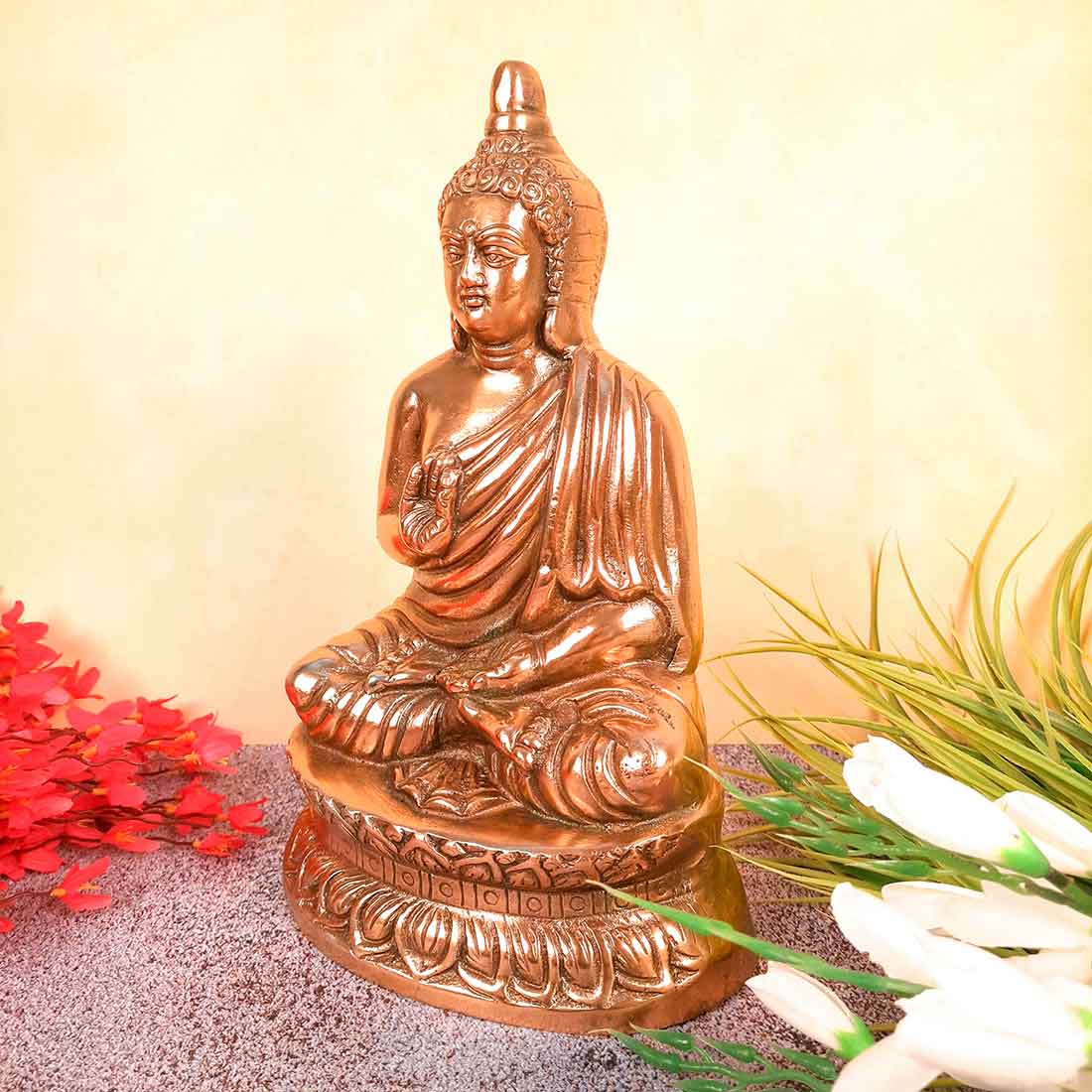 Blessing Buddha Showpiece - for Home Decor & Spiritual Living -14 Inch - Apkamart