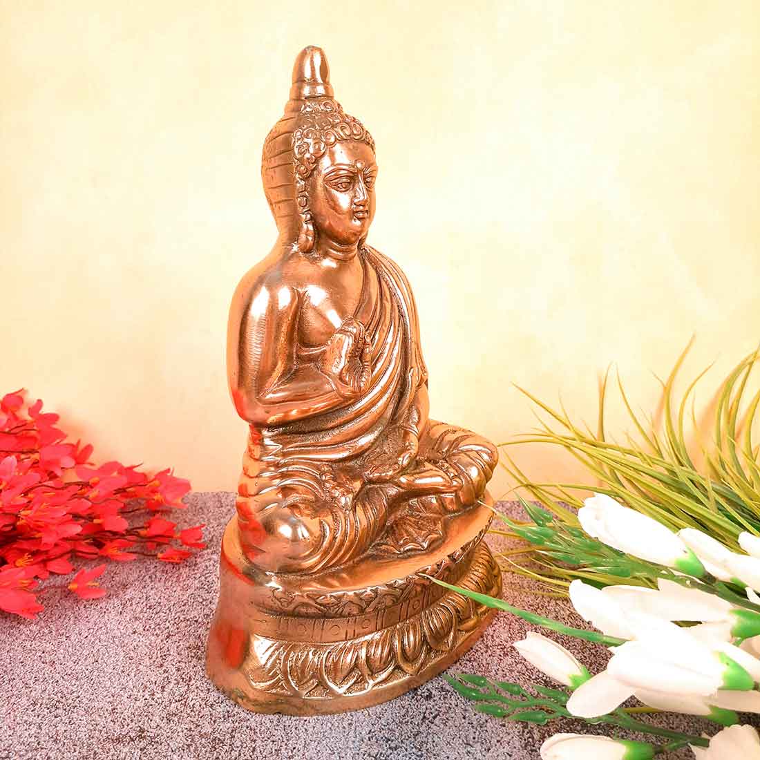 Blessing Buddha Showpiece - for Home Decor & Spiritual Living -14 Inch - Apkamart