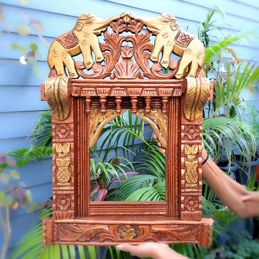 Elephant Design Jharokha - For Interior Decor & Gifts - 27 Inch - Apkamart