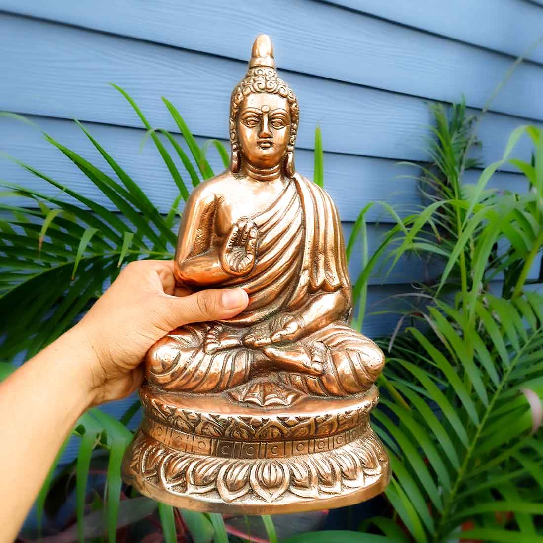 Blessing Buddha Showpiece - for Home Decor & Spiritual Living -14 Inch - Apkamart