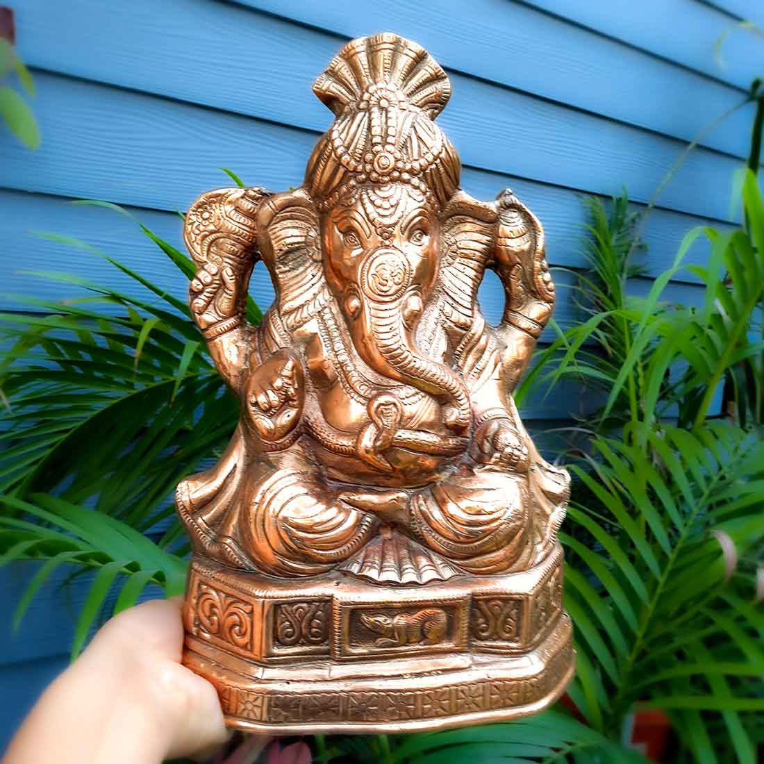 Ganesh Statue | Ganesha Murti - for Home Décor, Puja, Good Luck & Gifts -15 Inch- Apkamart