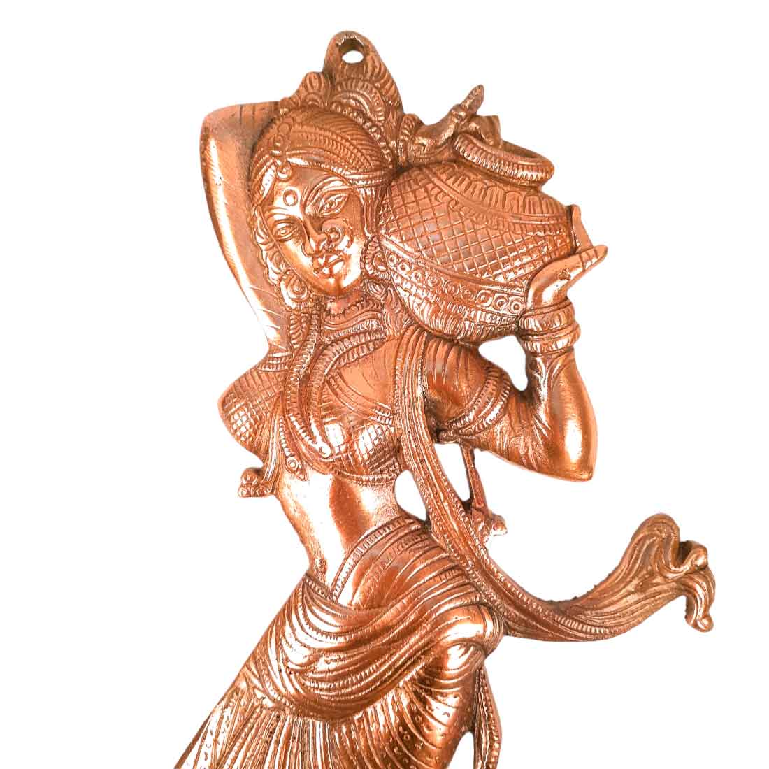 Combo of Wall Hangings Village Lady with Matka Design - 17 Inch | Village Lady with Matka - 16 inch | Wall Art Decor for Home & Office - Set of 2- Apkamart