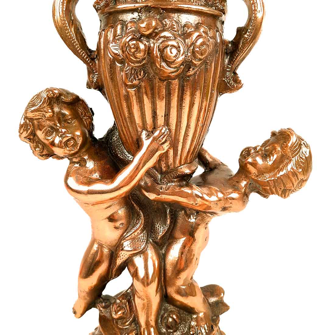 Vintage Vase | Flower Pot Metal - for Home Decoration & Gifts - 15 Inch- Apkamar