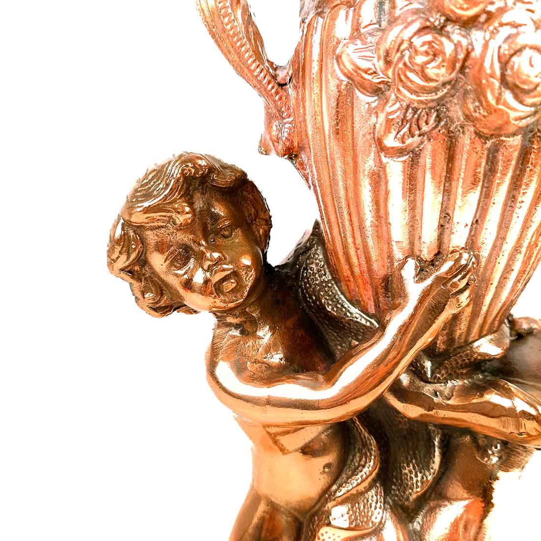 Vintage Vase | Flower Pot Metal - for Home Decoration & Gifts - 15 Inch- Apkamar