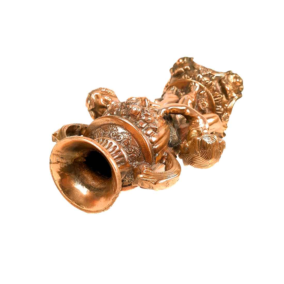 Vintage Vase | Flower Pot Metal - for Home Decoration & Gifts - 15 Inch- Apkamar