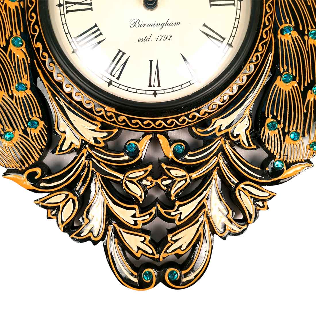 Peacock Wall Watch 18 Inch- Apkamart