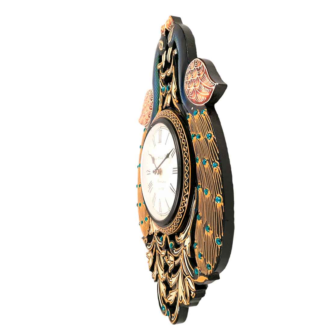Peacock Wall Watch 18 Inch- Apkamart