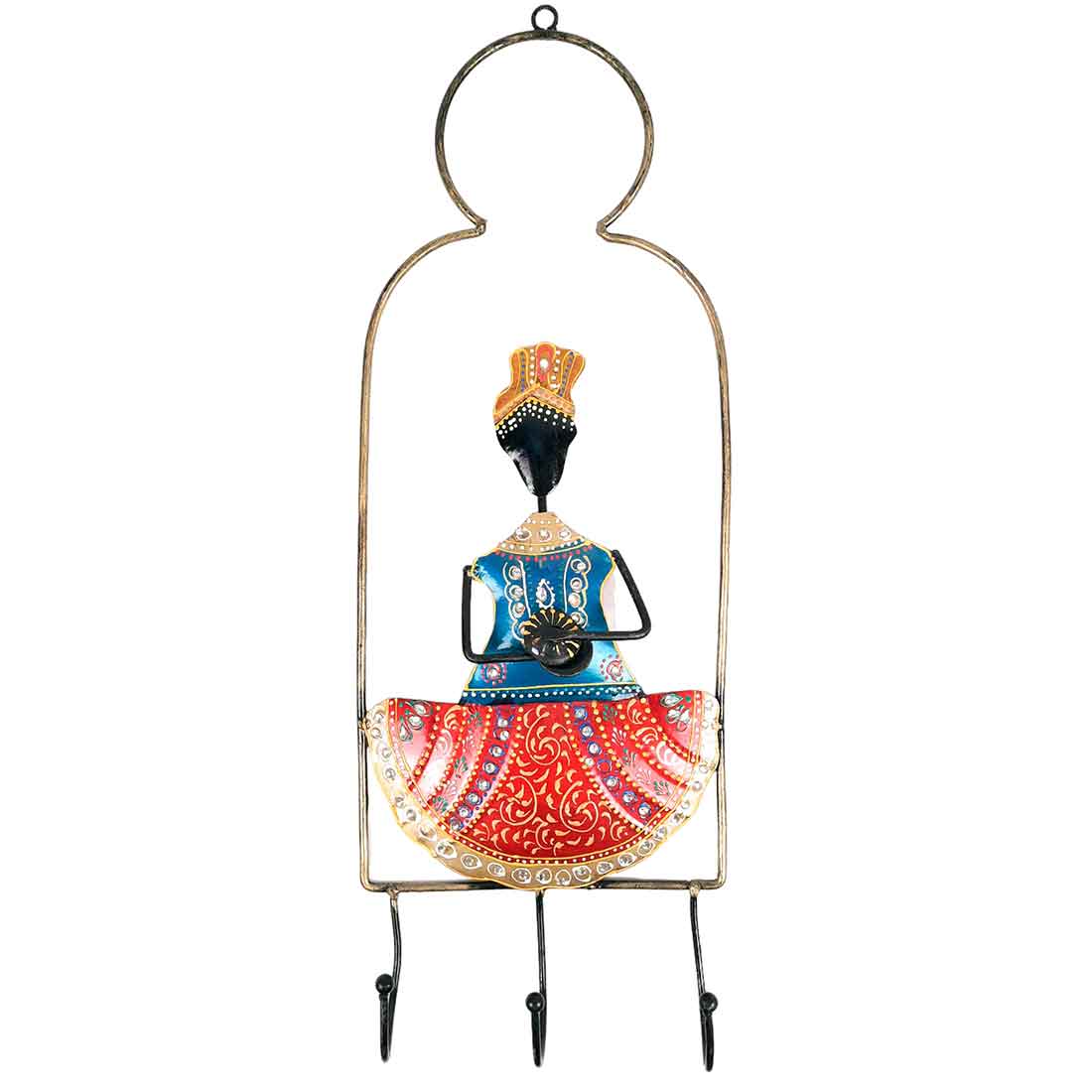 Metal Musician Keyhooks | Key Hook- 22 Inch (Set of 3)- Apkamart