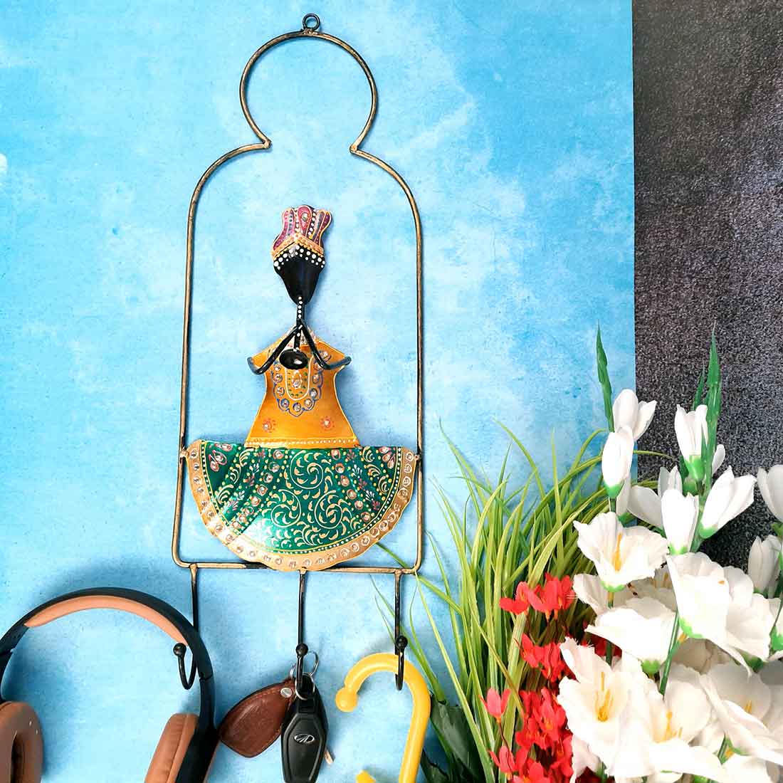 Metal Musician Keyhooks | Key Hook- 22 Inch (Set of 3)- Apkamart