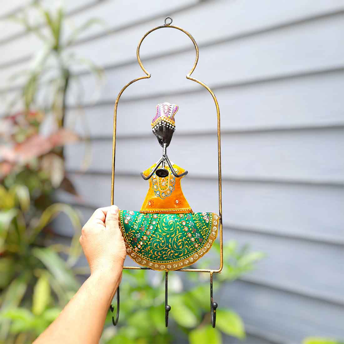 Metal Musician Keyhooks | Key Hook- 22 Inch (Set of 3)- Apkamart