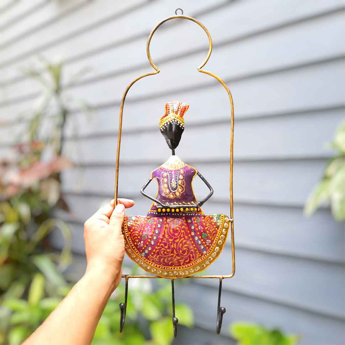 Metal Musician Keyhooks | Key Hook- 22 Inch (Set of 3)- Apkamart