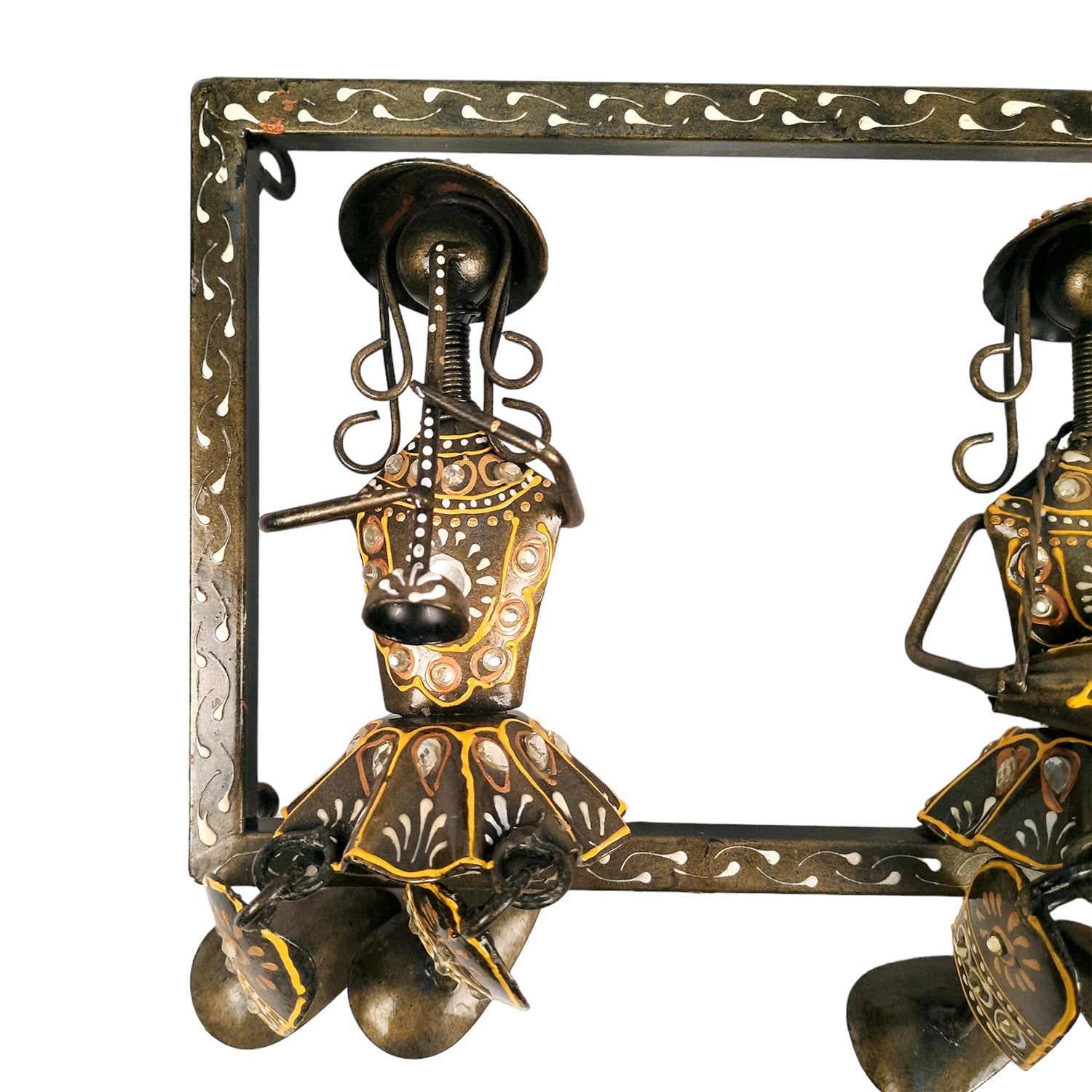 Drawing Room Decor | Wall Hanging Handmade Musician - 15 Inch-Apkamart