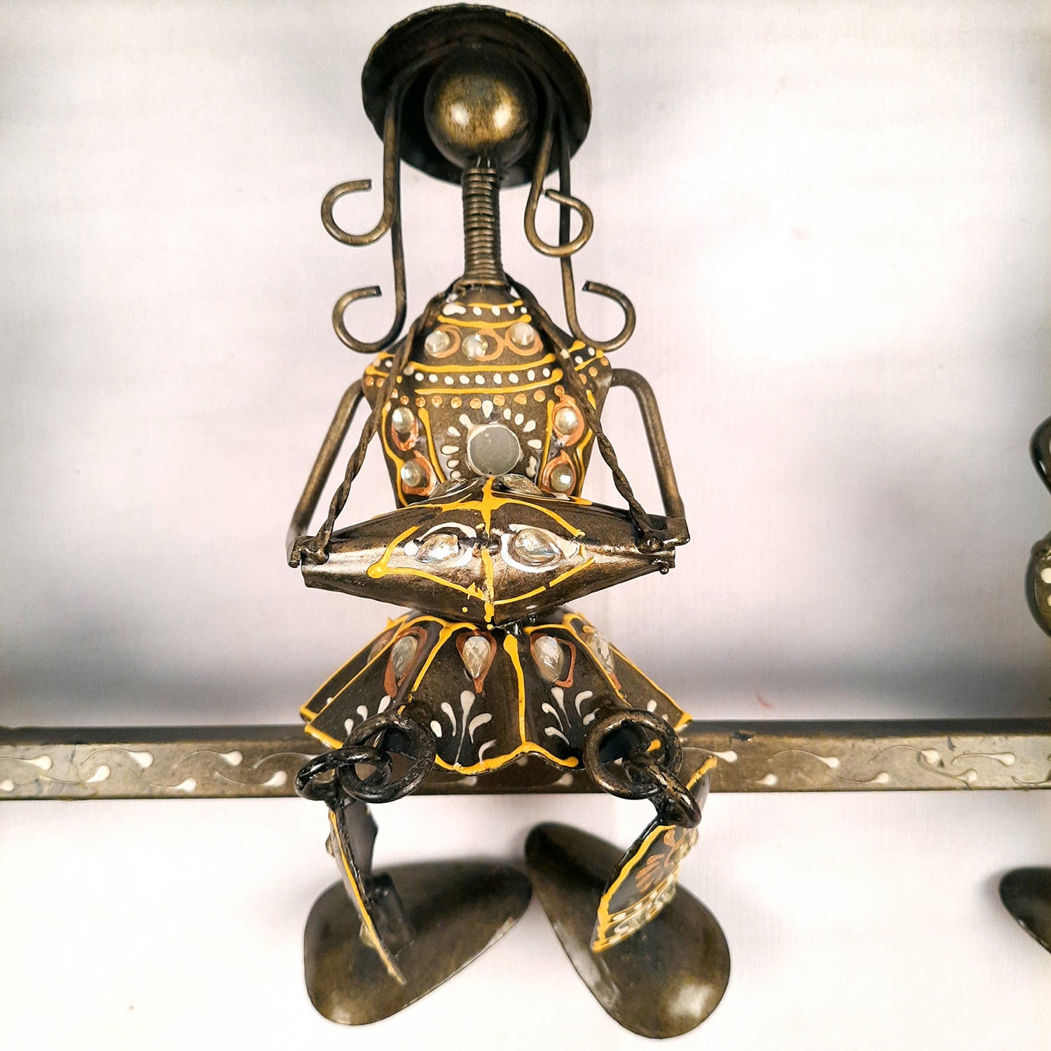 Drawing Room Decor | Wall Hanging Handmade Musician - 15 Inch-Apkamart