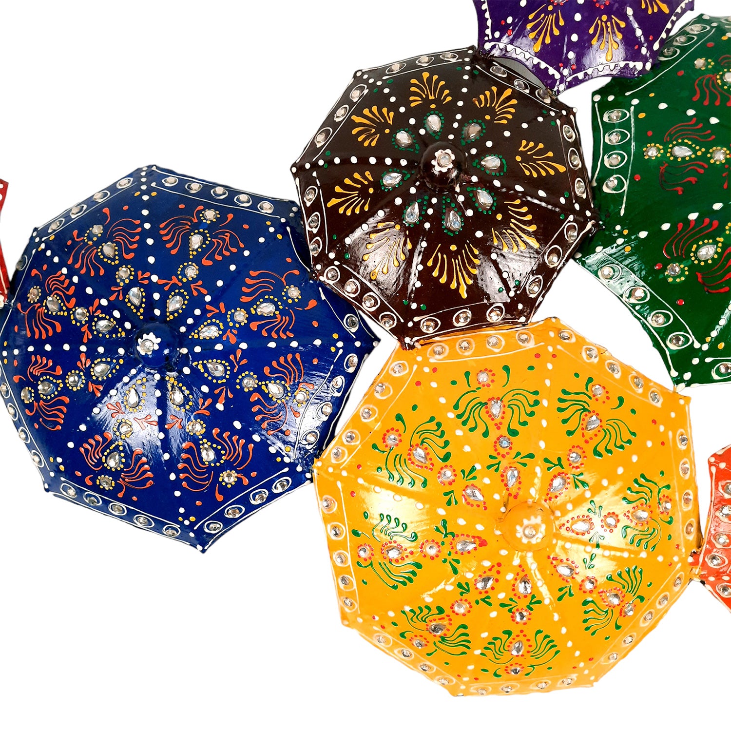 Metal Wall Art - Umbrella Design - For Living Room & Gifts - 32 Inch-Apkamart