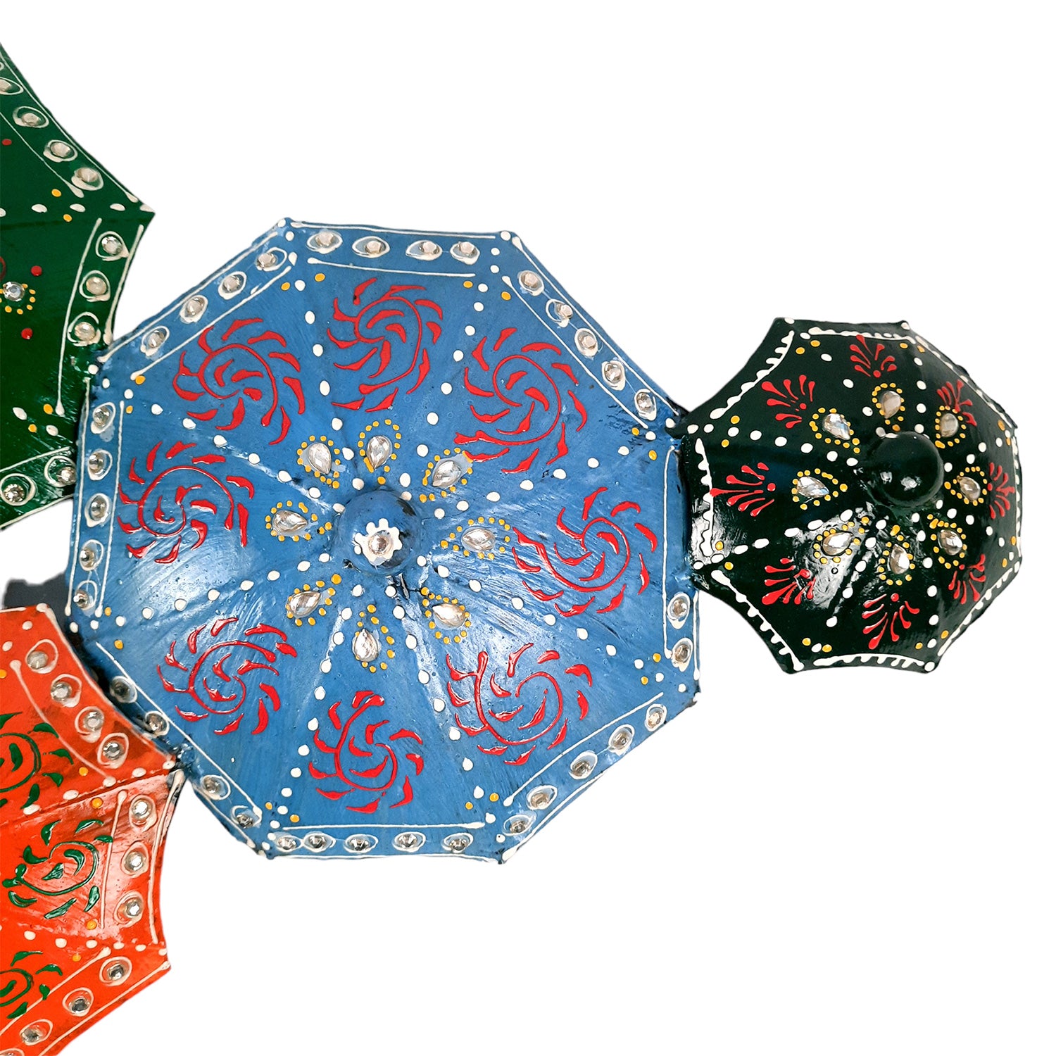 Metal Wall Art - Umbrella Design - For Living Room & Gifts - 32 Inch-Apkamart