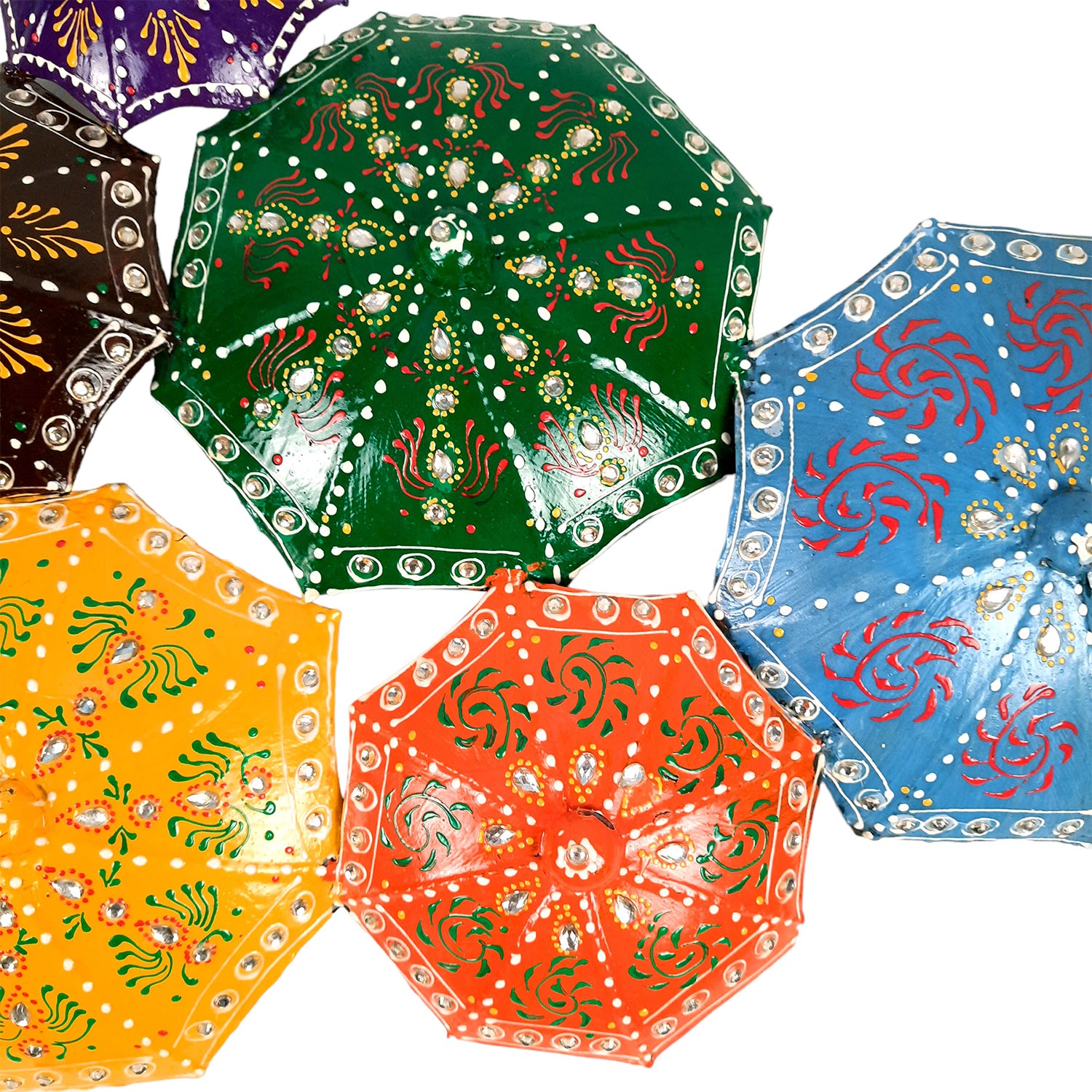 Metal Wall Art - Umbrella Design - For Living Room & Gifts - 32 Inch-Apkamart