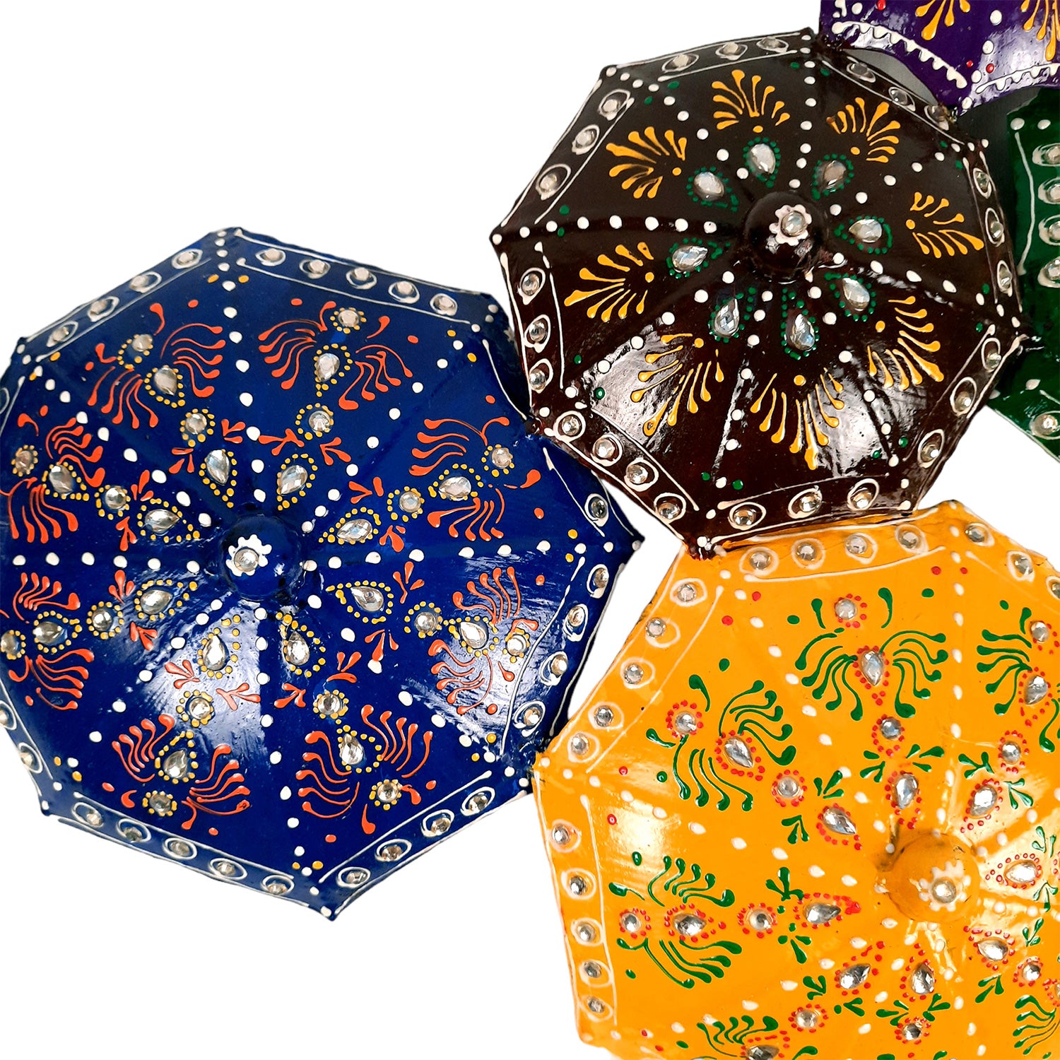 Metal Wall Art - Umbrella Design - For Living Room & Gifts - 32 Inch-Apkamart