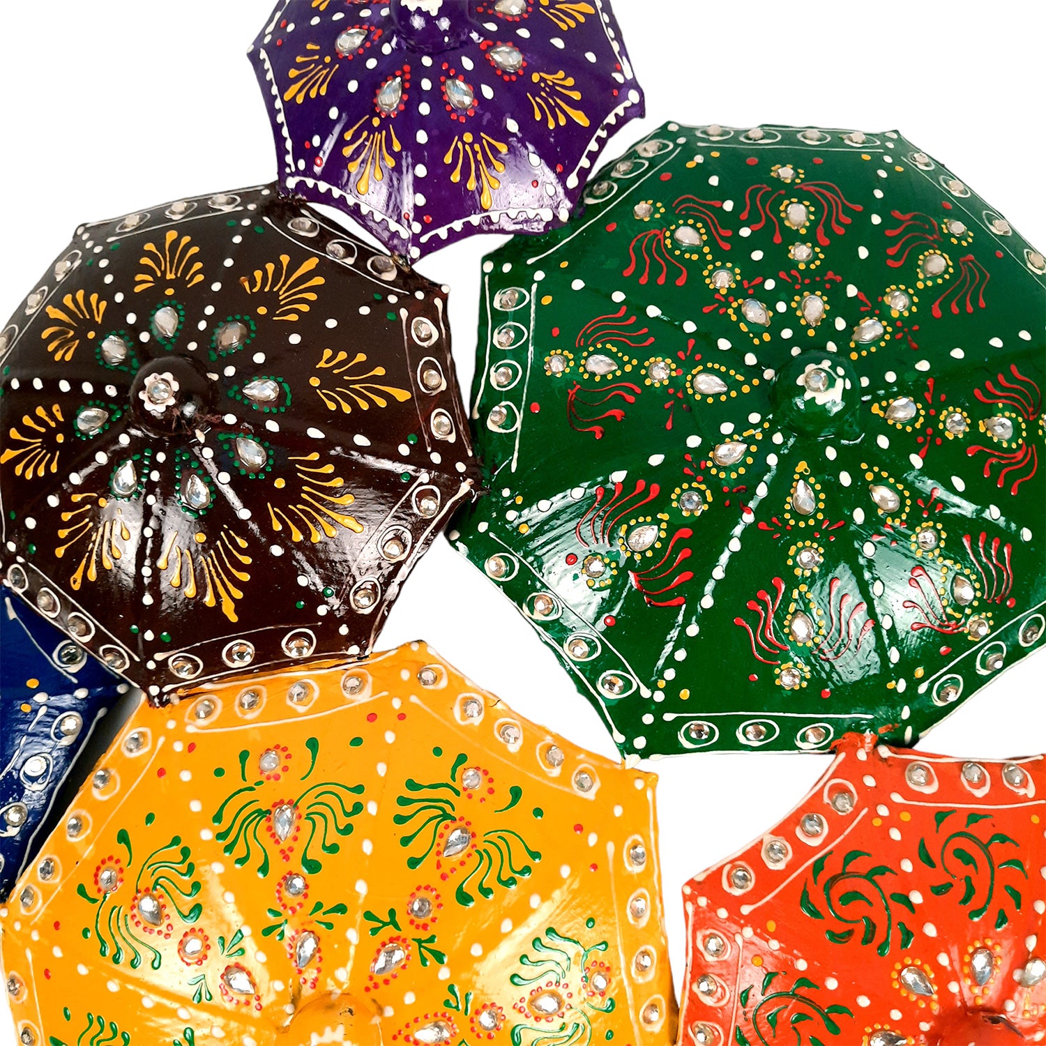 Metal Wall Art - Umbrella Design - For Living Room & Gifts - 32 Inch-Apkamart