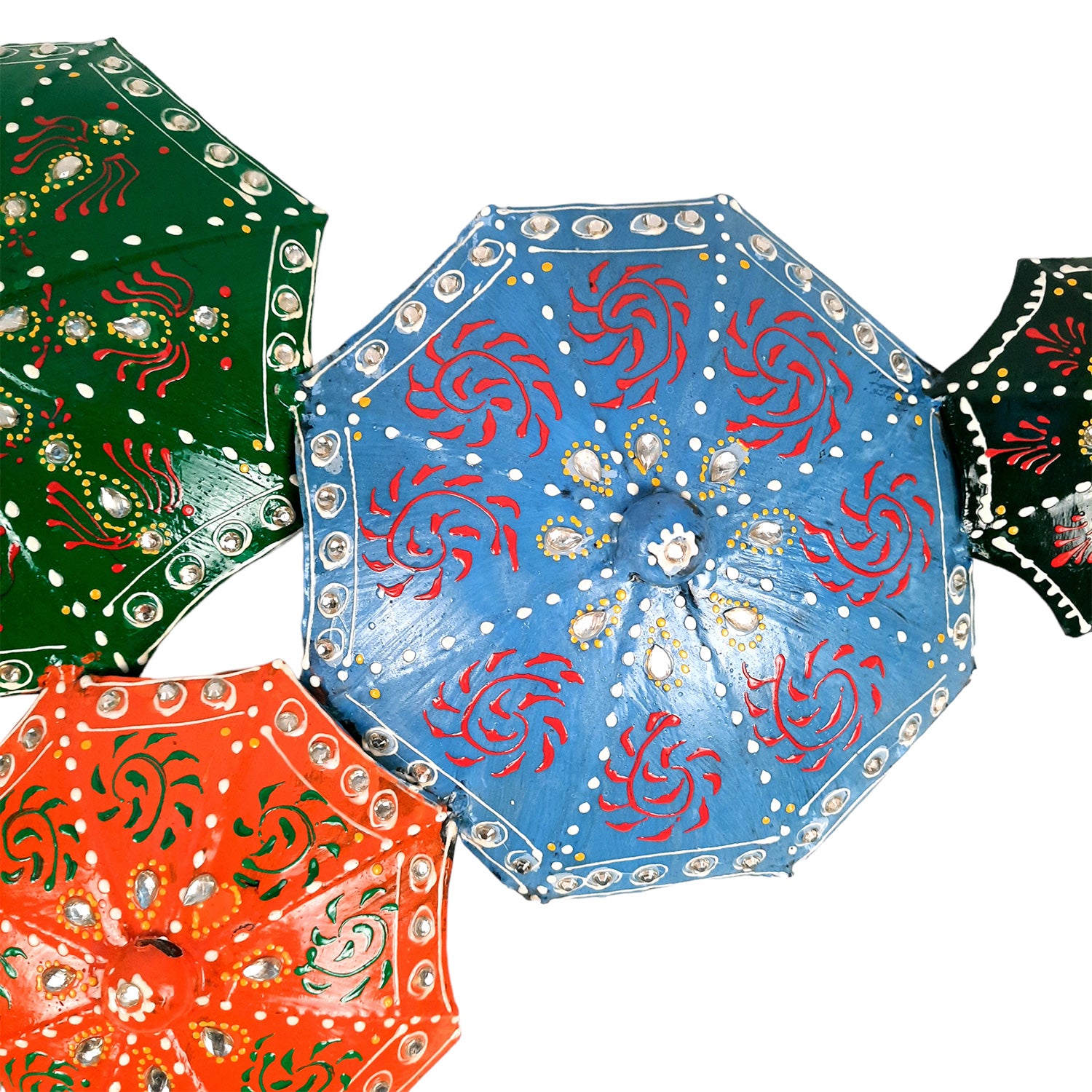 Metal Wall Art - Umbrella Design - For Living Room & Gifts - 32 Inch-Apkamart