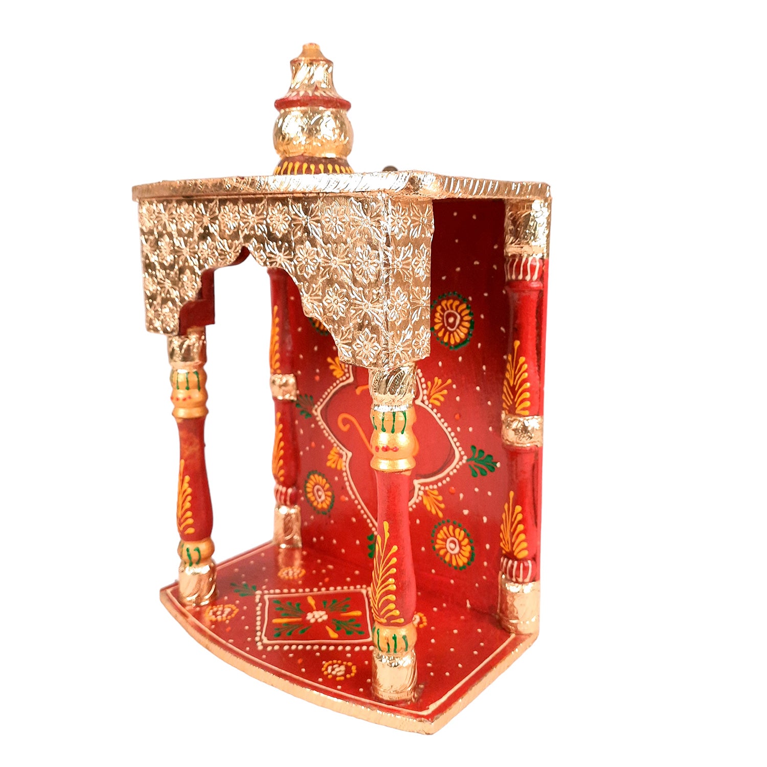 Pooja Mandir | Puja Mandir for Home & Office -14 Inch-Apkamart # Style_Style 3