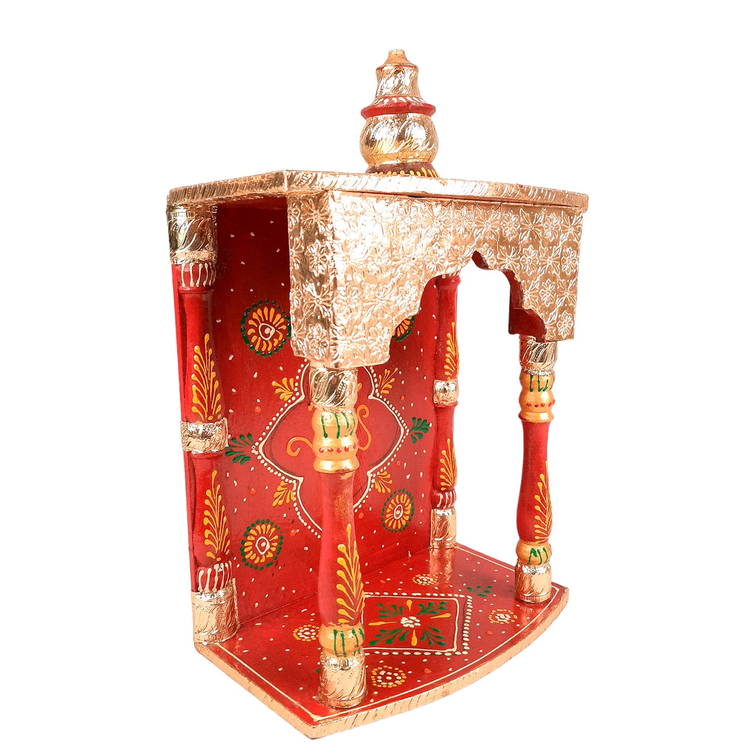 Pooja Mandir | Puja Mandir for Home & Office -14 Inch-Apkamart # Style_Style 3