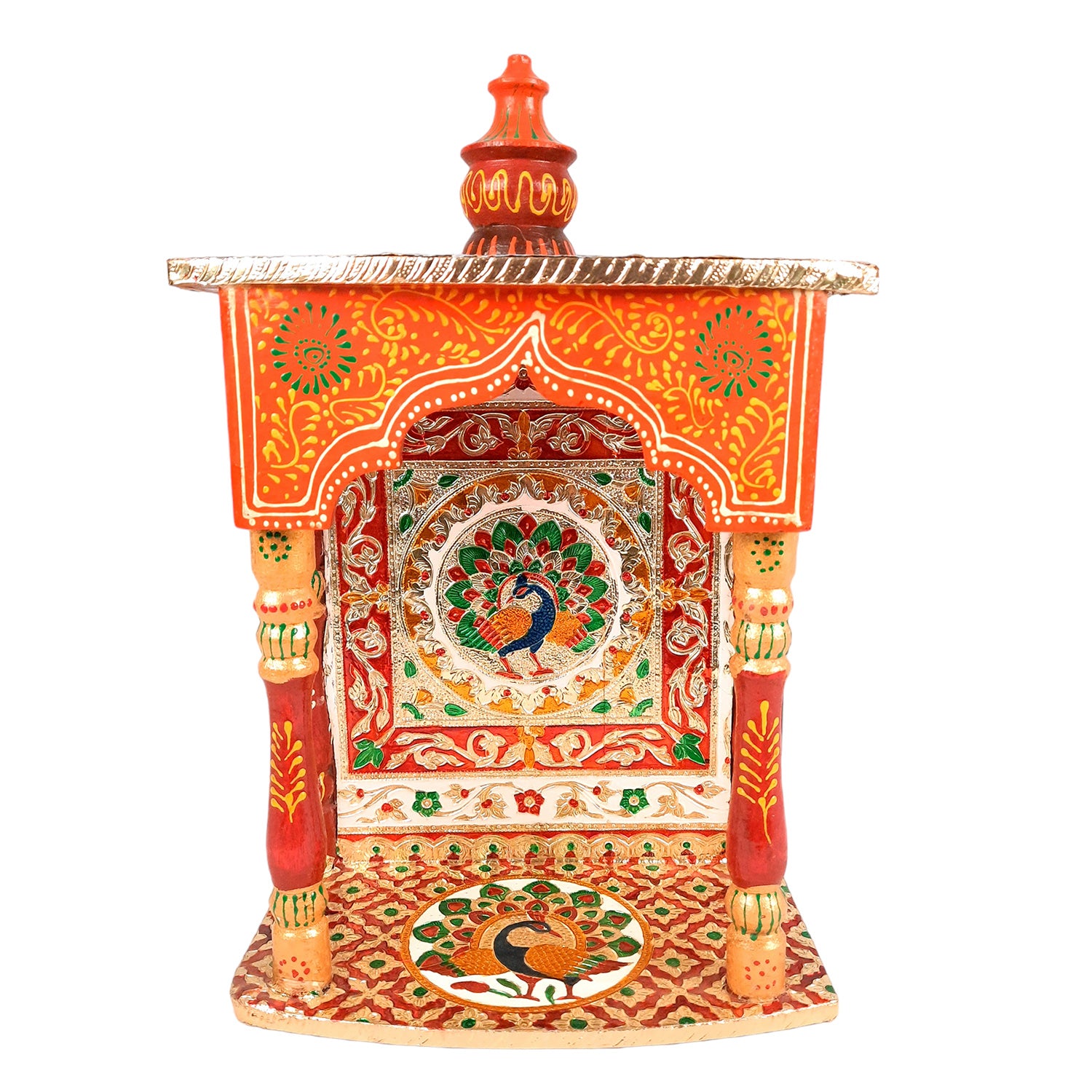 Pooja Mandir | Puja Mandir for Home & Office -14 Inch-Apkamart # Style_Style 2