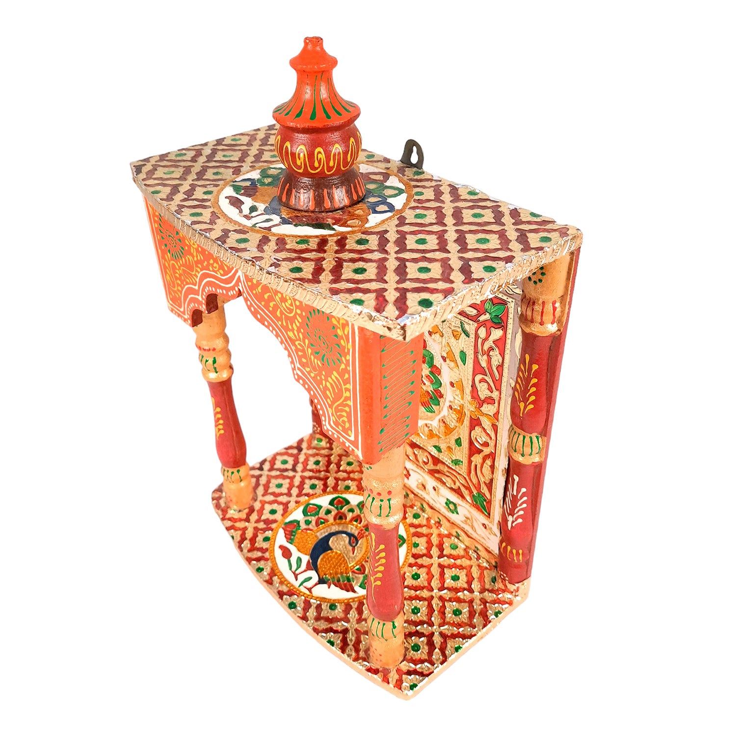 Pooja Mandir | Puja Mandir for Home & Office -14 Inch-Apkamart # Style_Style 2