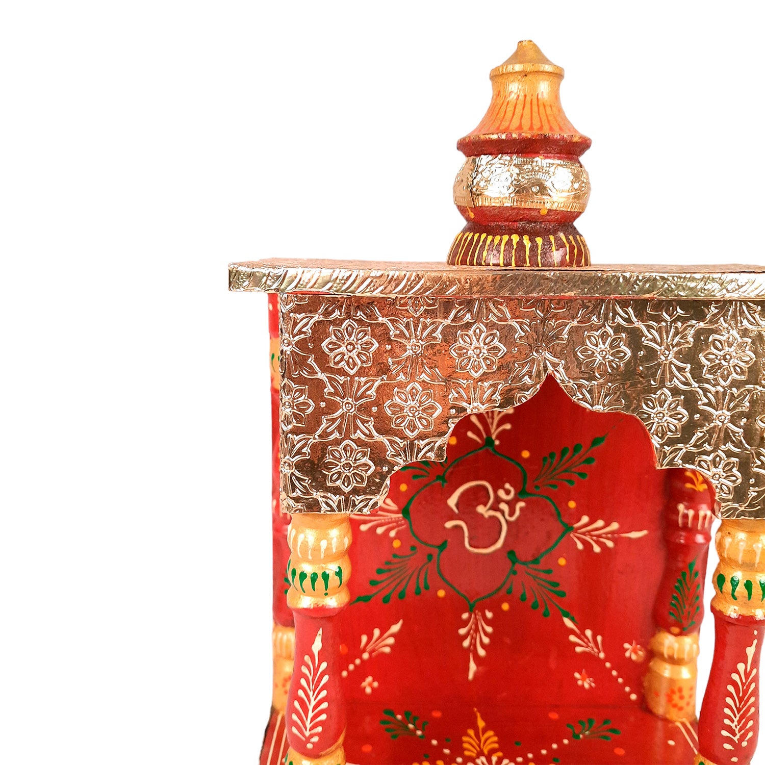 Pooja Temple - Wall Mounted Pooja with Shelf - 15 inch - ApkaMart #Style_Style 2