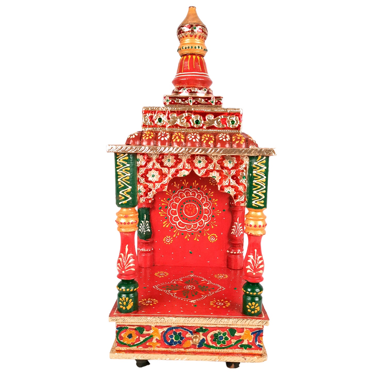 Pooja Temple - Pooja Mandir for Home Wall Hanging -17 inch & 19 Inch- Apkamart #Size_19 inch