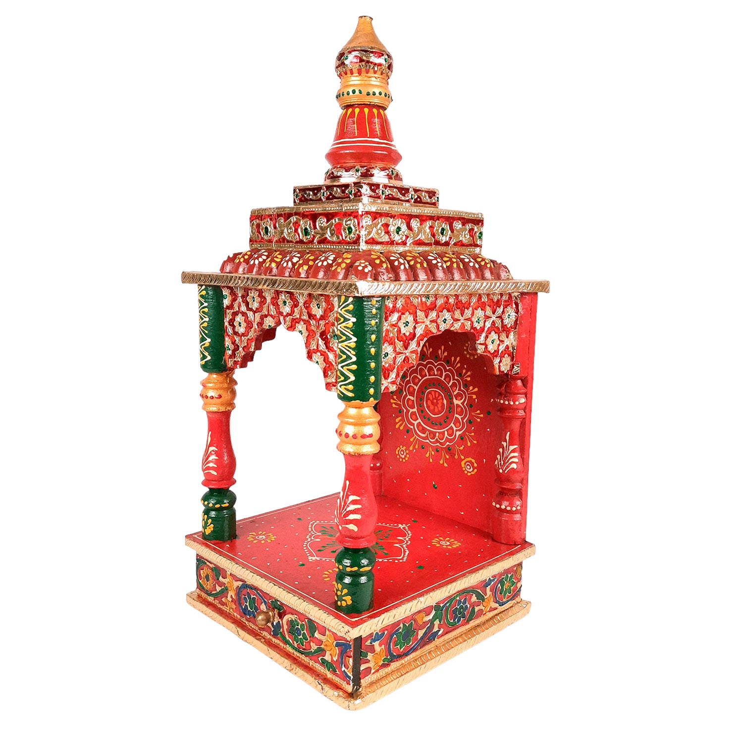 Pooja Temple - Pooja Mandir for Home Wall Hanging -17 inch & 19 Inch- Apkamart #Size_19 inch