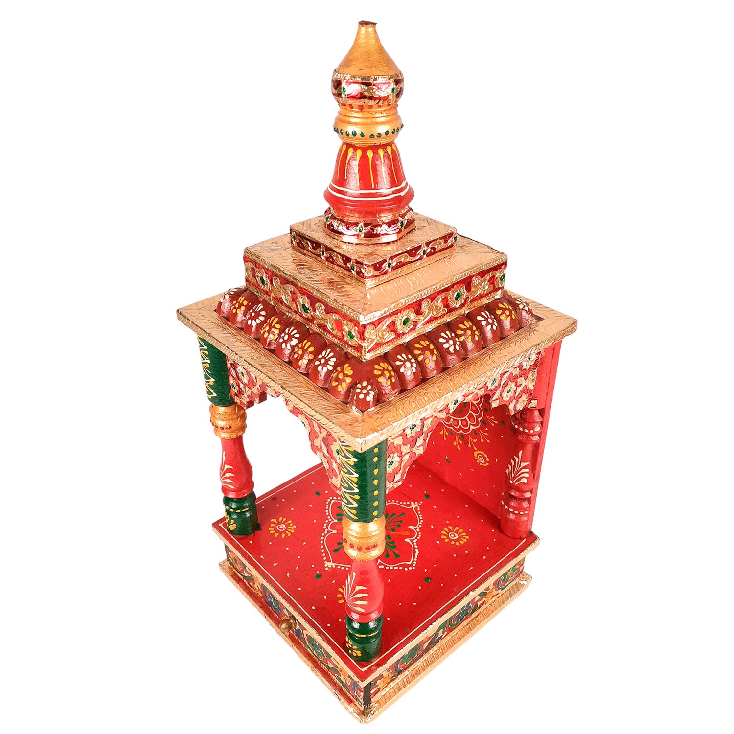 Pooja Temple - Pooja Mandir for Home Wall Hanging -17 inch & 19 Inch- Apkamart #Size_19 inch