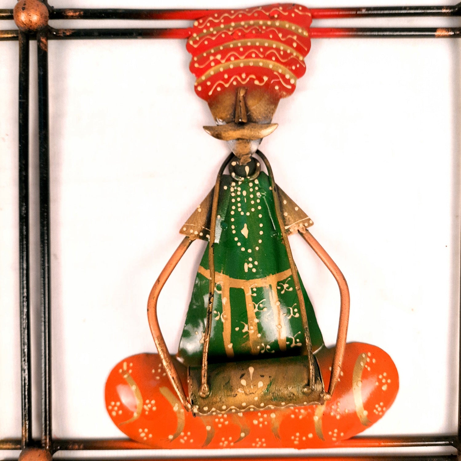 Traditional Musician Wall Hanging - For Home Decor & Gifts - 12 Inch - Set of 2- Apkamart