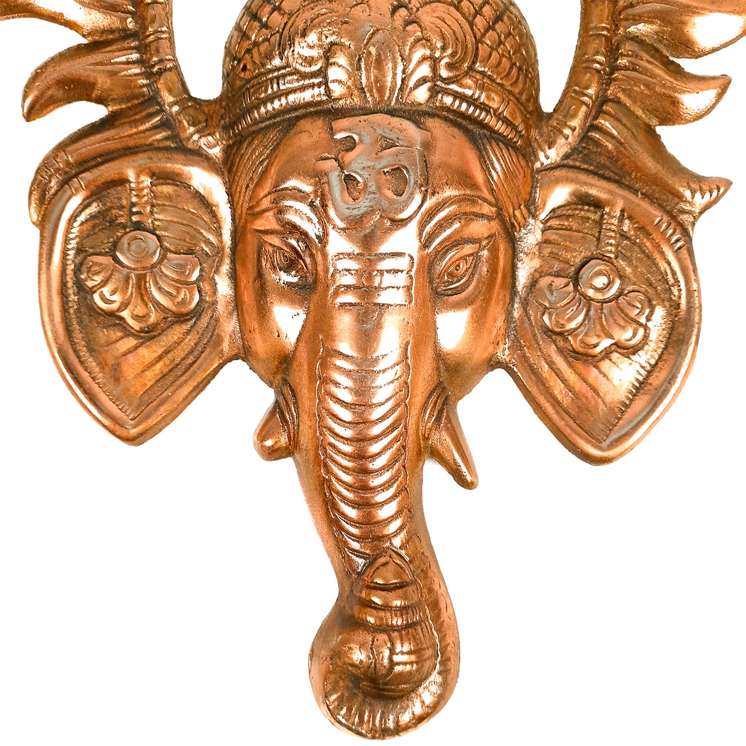 Ganeshji Face Wall Hanging - Living Room Decor - 12 Inch - Apkamart #Style_pack of 2