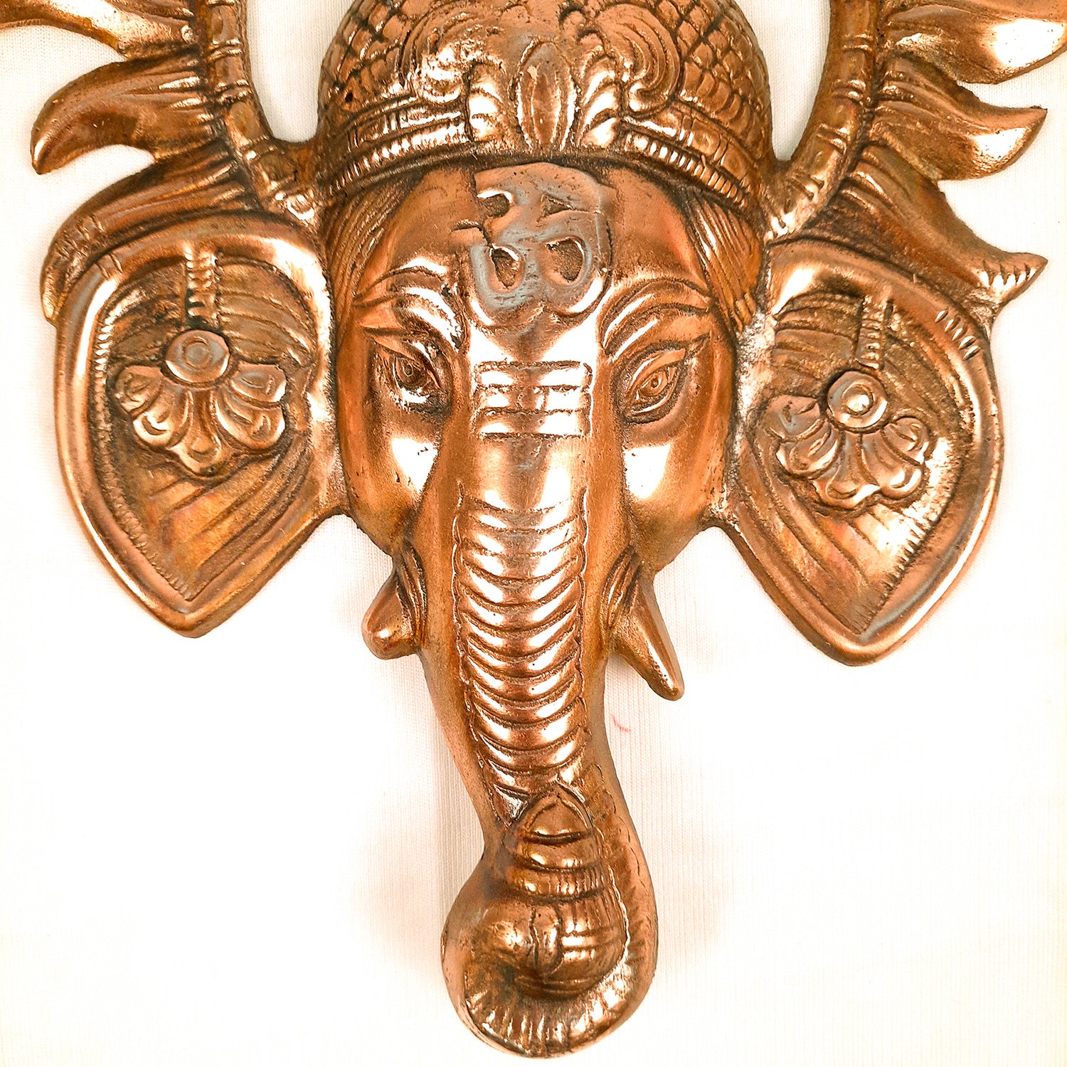 Ganeshji Face Wall Hanging - Living Room Decor - 12 Inch - Apkamart #Style_pack of 1